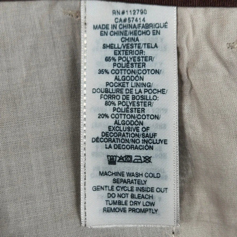True Religion Cargo Shorts Mens 34 Bracken Brown‎ Contrast Big T Stitch NEW